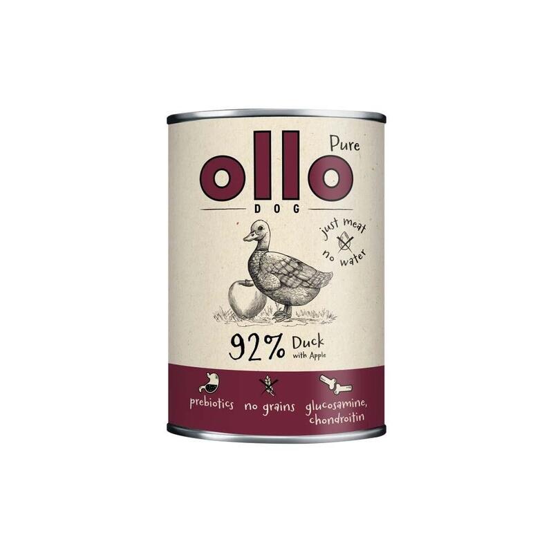 Ollo Comida Húmeda Perros Pure Duck With Apple 400G