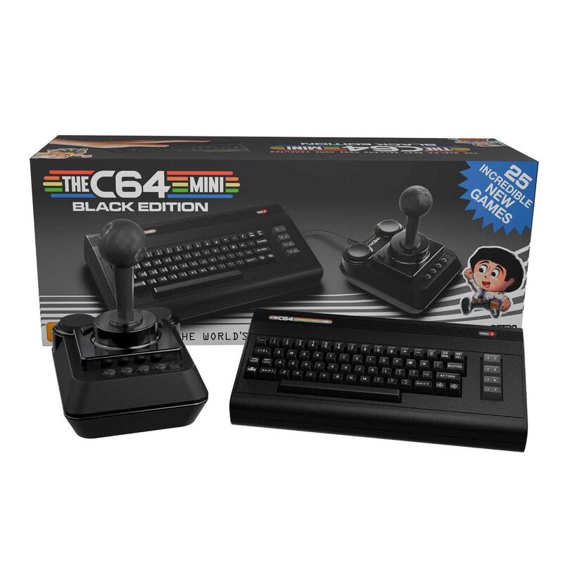 Console The C64 Mini Black Edition ( + 25 Videojuegos)