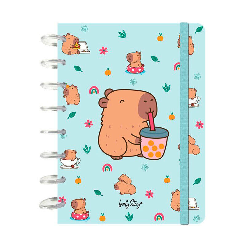 Notebook A5 Bubble Tea Capibara