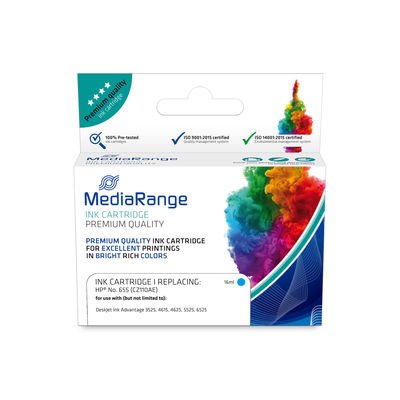 Mediarange Ink HP Nr 655 With Chip Cyan