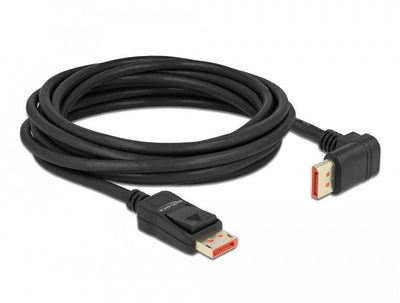 Delock DisplayPort Cable Male Gerade a Male 90° Oben Angular 5M — image 1