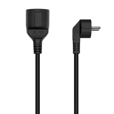 Aisens Cable Alargador Power Schuko - CEE7/M-CEE7/H - 2M - Black — image 1
