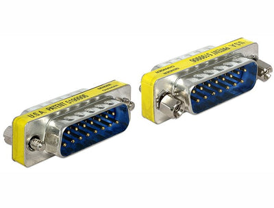 Delock Adapter Sub-d 15 Pin Male Gender Changer — image 1
