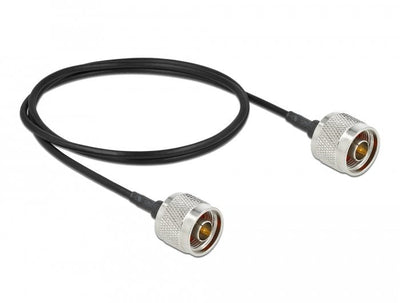 Delock Cable Antenna N Connector Male a N Connector Male Lmr CFD100 1M Low Loss — image 1