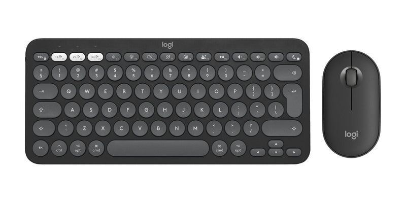 Logitech Pebble 2 Combo For Mac Set de Teclado Y Inalámbrico Ratón Bluetooth Le QWERTY Internacional Ee. Uu. G