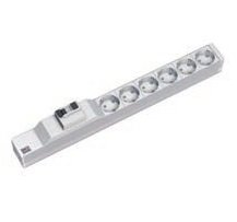 Bachmann Power Strip 333.411 Unit Distribución Energía (pdu) 6 Salidas AC 1U Grey Silver — image 1