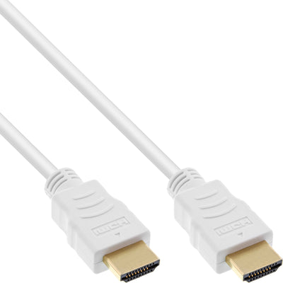 Inline HDMI Cable With Ethernet Male a Male White 1,5M — image 1
