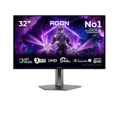Monitor AG326UZD2 31 5' 16:9 Qd-oled 240HZ 3840X2160 Has 150MM HDMI X 2X 2.1 DP X 1X 2.1 USB-C 3.2 GEN2 (HBR3) — image 1