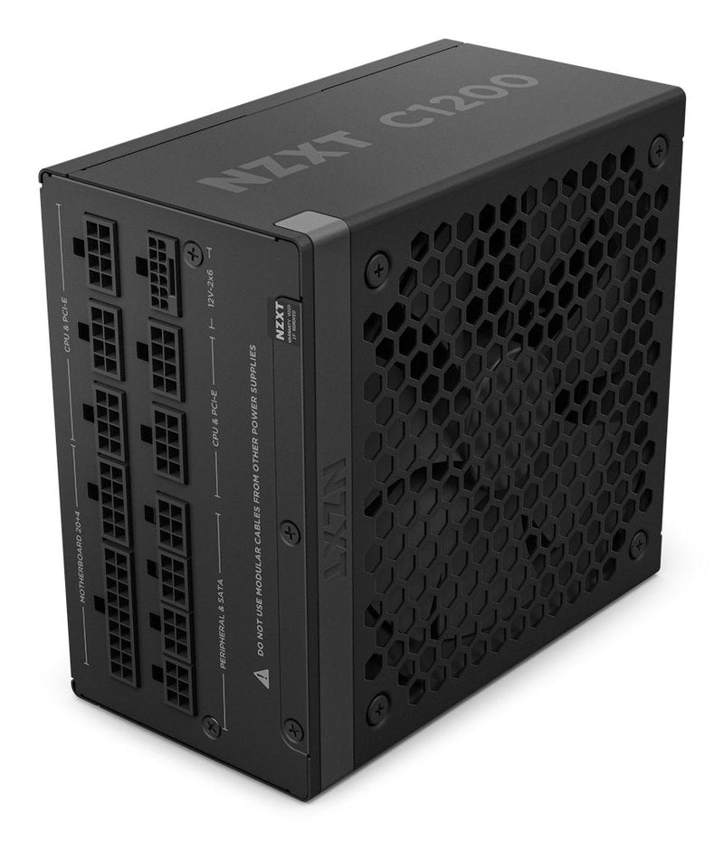 Nzxt Power Supply C1200 Gold ATX 3.1 PC Black 1X Connector Graphics Card 16 Pines, 6X Pcie, Gestión