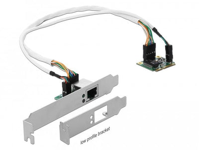 Delock Mini PCIE And / S PCIE Size Medio 1 X Gigabit LAN Perfil Low — image 1