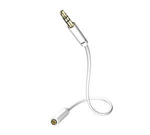 5X In-akustik Star Audio Cable Extension 3,5MM Jack Plug 5,0M