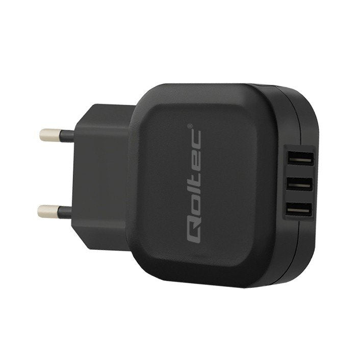 Qoltec 50191 AC Charger 17W 5V 3.4A 3x USB