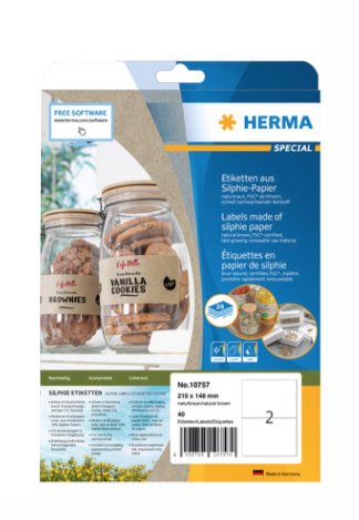 Herma Labels Silphie A4 20 Hojas 210X148 — image 1
