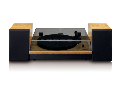 Lenco LS-300 Tocadiscos Tracción Strap Black Wood — image 1