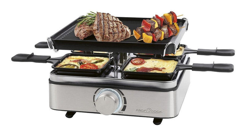 Proficook Raclette-grill PC-rg 1301 Acero Inoxidable Negro 501301
