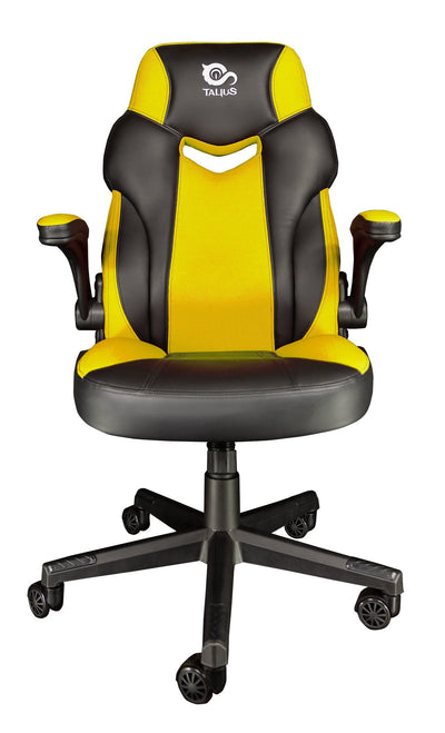 Talius Chair Crab Gaming Negr/Amarill, Arms Fijos, Butterfly, Base Metal Wheels 60MM Nylon, Gas C — image 1