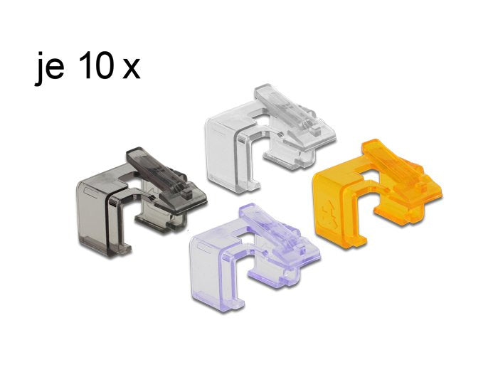 Delock Clip Repair RJ45 40 Pieces Set 2 - 86422