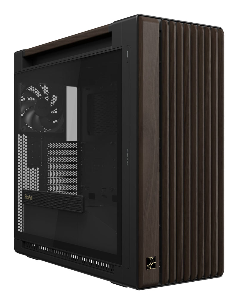 ASUS PC Case Geh Proart PA602 Walnut Wood Tg PWM Modern Black