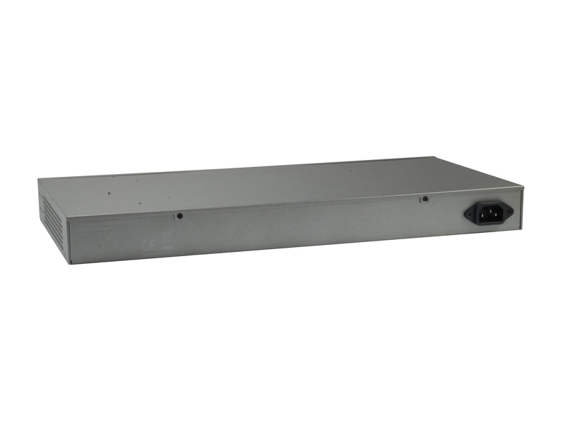 Level One Switch Gestionable L3 Lite 24P 10/100/1000 PoE 370W + 2 Sfp/RJ45 Combo