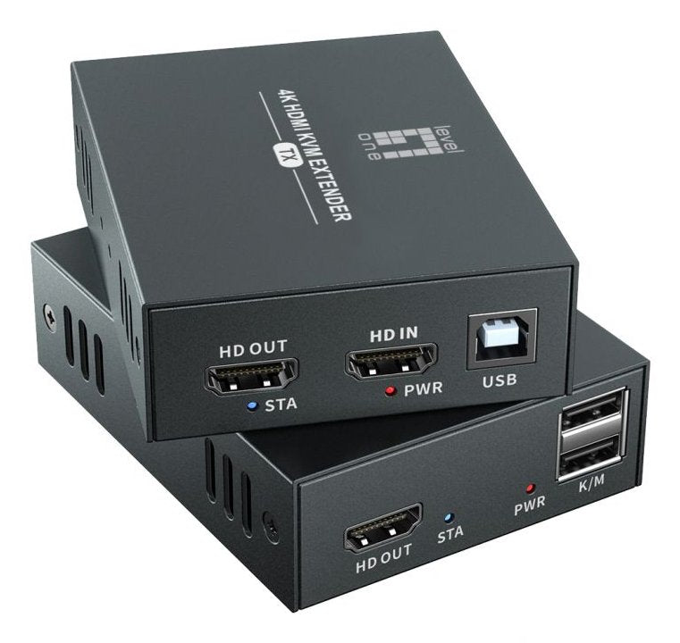 Level One Extensor HDMI 4K + USB Sobre CAT.6 Up To 100 Metres HVE-8111