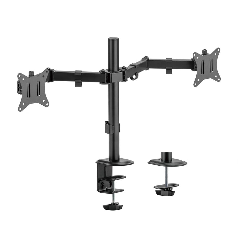 Aisens Desk Mount Eco Swivel And Tilt Monitor/TV 9KG (3 Pivots 2 Arms 17-32, Black