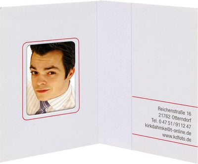 Daiber 1X100 Carteritas Fotos White Matte 31X42 Mm — image 1