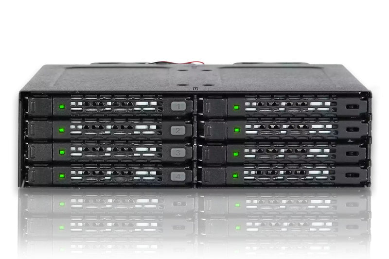 Icy Dock MB998IP-B Panel Bahía Hard Drive Black