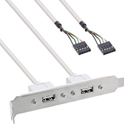 Inline Stand 2x USB 2.0 Type a Female a 2X Connector Internal 5 Pines 0,3M — image 1