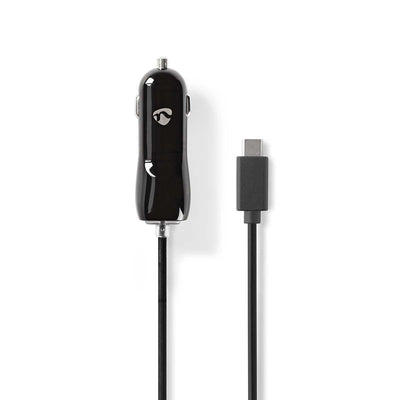 Nedis Car Charger 3,0A 1 Output Usb-c™ Cable Fixed Blister Black — image 1