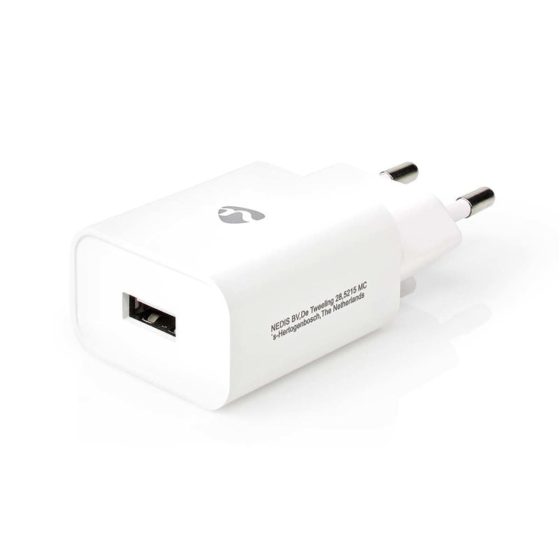 Nedis Charger Network 12W 1X 2.4A a - Anzahl Der Salidas: 1x Usb-a, Kein Cable Im Lieferumfang Included Single