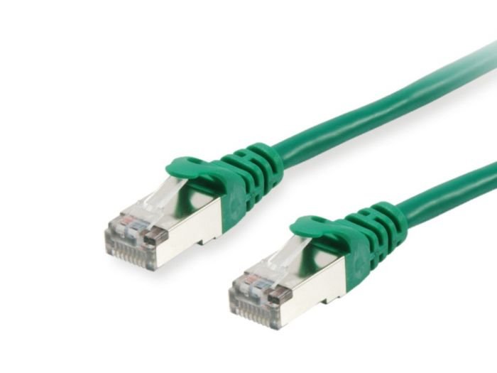 Equip Network Cable CAT.6A S FTP 2x RJ45 25.00M Green