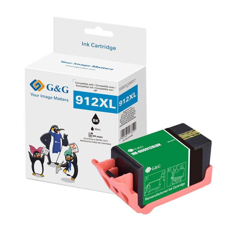 G&g Ink Xl- Compatible HP 912XL/ 3YL84AE Black