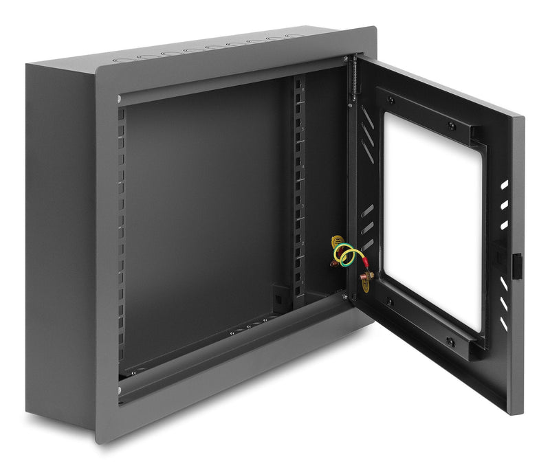 Delock 12? Cabinet Network Cabinet Eléctrico With Herausnehmbarer Frontabdeckung 6 He Black
