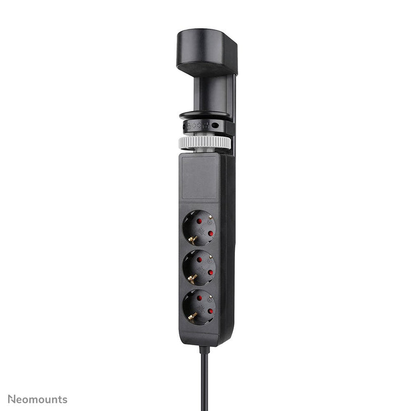 Neomounts DS22-840BL6 Power Strip Desktop With Clamp And Ports USB-C And USB-A - Charging Fast