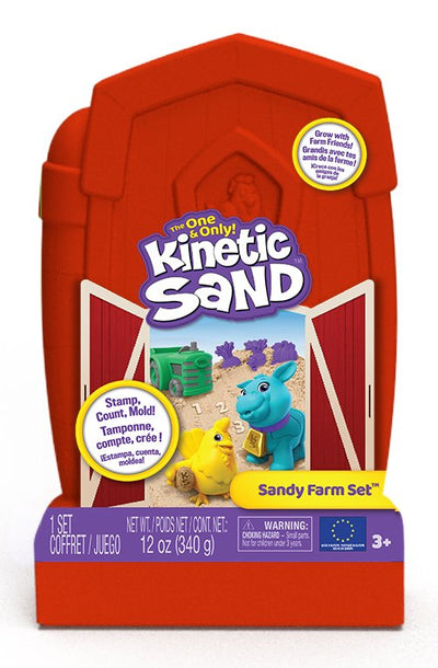 Spin Master Kinetic Sand - Sandy Farm Set, Arena Set 340 Gramos Arena 6072781 — image 1