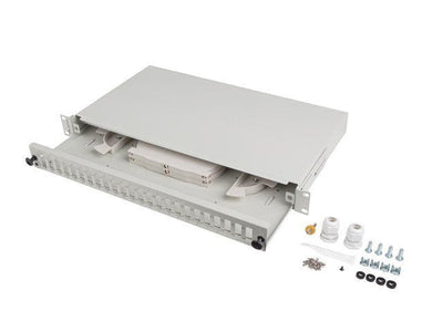 Lanberg Fiber Patch Panel 24XSCDX 12XLCQD Rack 19INCH — image 1