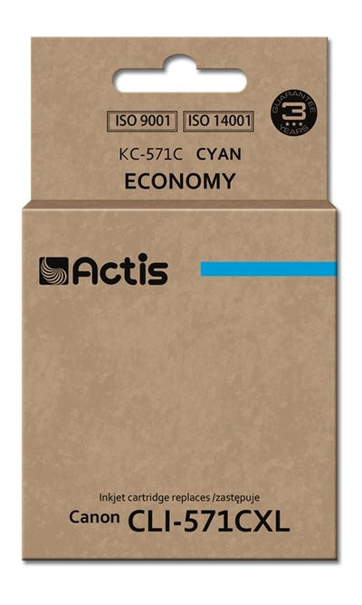 Actis Ink KC-571C (reemplazo Canon CLI-571C - Standard - 12ML - Cyan) — image 1