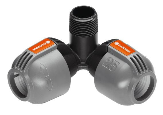 Gardena Codo Sistema Irrigation 2X 25MM 3/4, Connection 02783-20