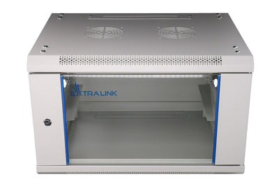 Extralink EX.8567 Cabinet Rack 6U Wall Grey 600X600 — image 1