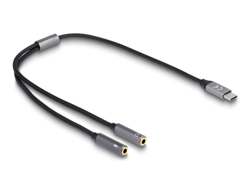 Delock Headphones Adapter USB Type-c Male Dac 24 Bit / 96KHZ
