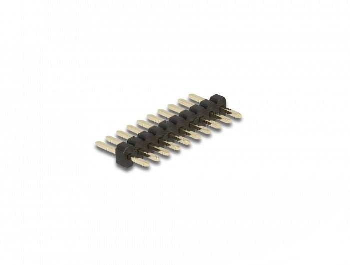 Delock Head Male 10 Pines, Paso 2,54MM, 2 Filas, Recto, 5 Pieces