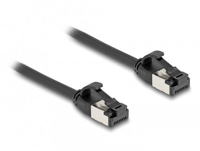 Delock RJ45 Cable Male a Male CAT.8.1 Flexibel 0,5M Black — image 1