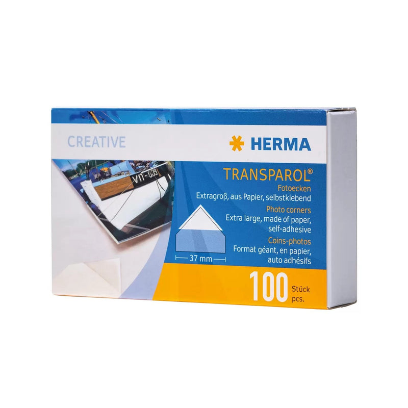 Herma Transparol Photo Corners XXL 100 Pcs 1302 Labels