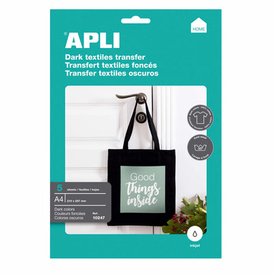 Apli Paper Transfer Prendas A4 210 X 297 5 Hojas - PL10247 — image 1
