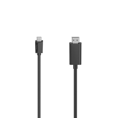 Hama 00200718 USB Cable 1,5M USB C HDMI Type a Standard Black — image 1