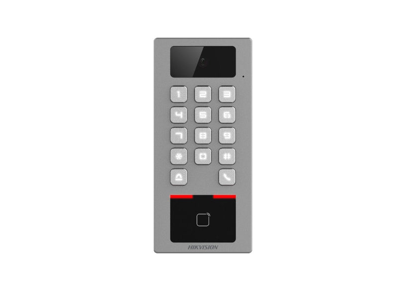 Hikvision Terminal Biométrico Control Access / Video Doorbell Access Wi-Fi Antivandálico Camera 2MP
