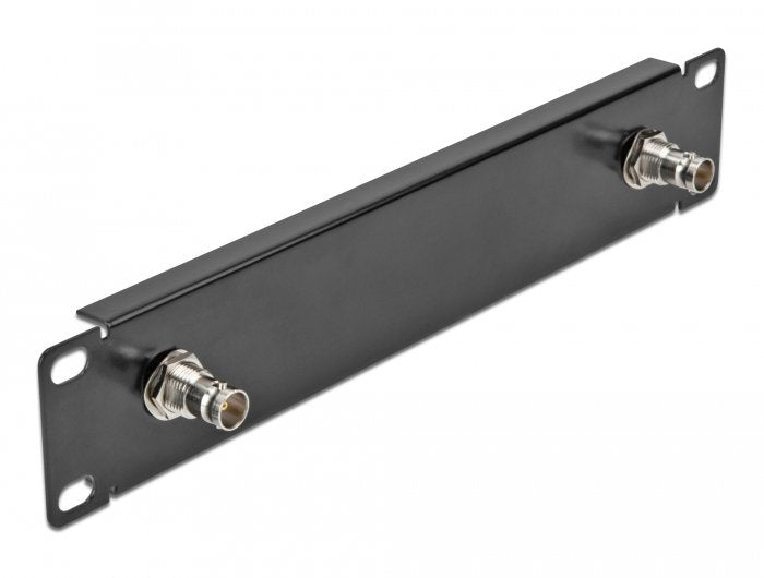 10? Panel With 2 X BNC Connector Female 1 He Black