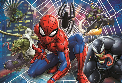 Puzzle Maxi Spider-man Marvel 60 Pieces – Aventura Arácnida Large Formato — image 1
