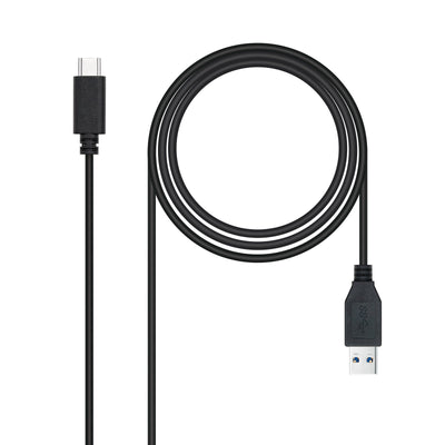 Nanocable USB Cable 3.1 GEN2 10Gbps 3A USB-C/m-a/M 2M - Black — image 1