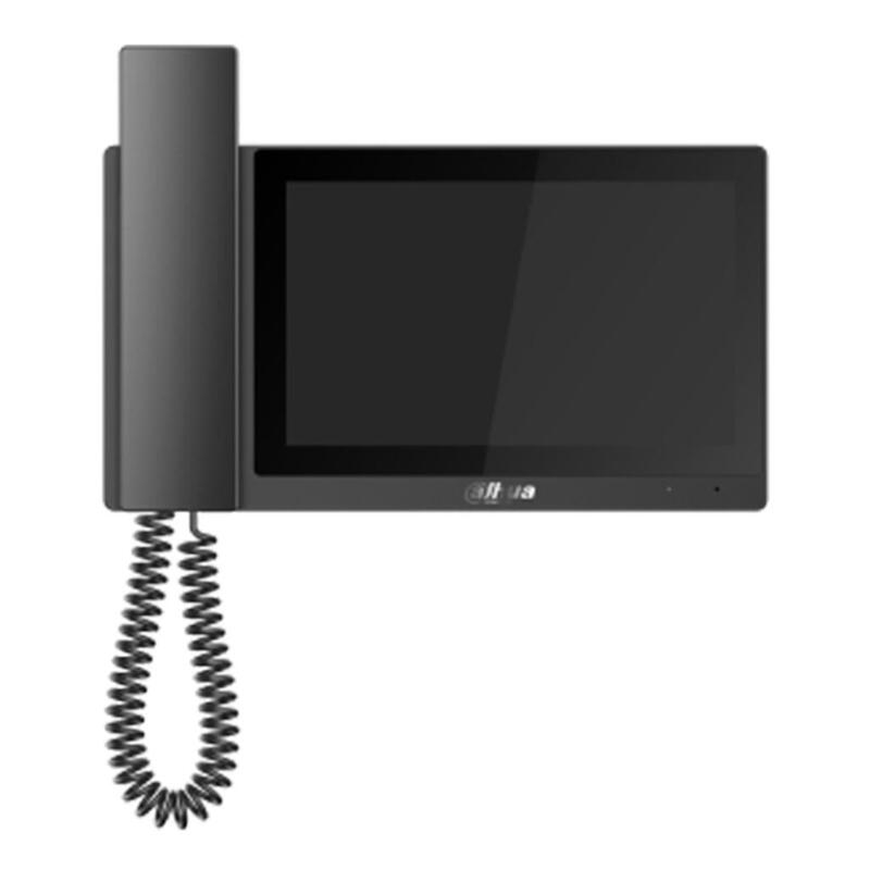 Dahua VTH5421E-H Monitor Indoor 7 Surface Video Doorbell IP Screen Touchscreen PoE SD 6E 1S Alarm Black